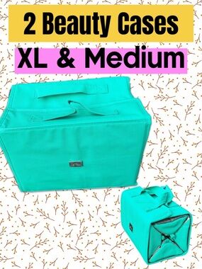 Joy Mangano Better Beauty Cases Delux XL & Medium